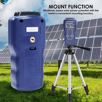 ILEM-427 Solar Power Meter Sun Light Radiation Testing for Solar Energy Research Meteorology Agriculture Sun Light Energy Measuring Tool - Instrulife