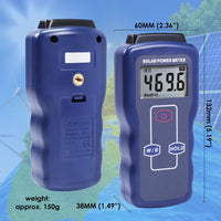 ILEM-427 Solar Power Meter Sun Light Radiation Testing for Solar Energy Research Meteorology Agriculture Sun Light Energy Measuring Tool - Instrulife