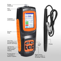 ILEM-456 Gauss Meter Portable Tesla Meter Gaussmeter 0~2500 mT Surface Magnetic Field Tester High Precision Hall Sensor ±1% or ±5% Accuracy with Data Record Function - Instrulife