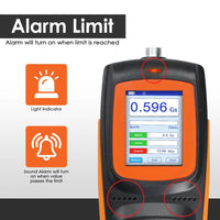 ILEM-456 Gauss Meter Portable Tesla Meter Gaussmeter 0~2500 mT Surface Magnetic Field Tester High Precision Hall Sensor ±1% or ±5% Accuracy with Data Record Function - Instrulife
