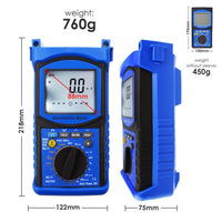 ILAU-215 Digital Engine Analyzer Automotive Multimeter 6000 Counts - DC AC Voltage, DC AC Current, Resistance, Capacitance, Frequency, Duty cycle, Temperature, Diode & Continuity Test, Tachometer, Dwell Angle, Pulse Width, Analog Signal Output - Instrulife