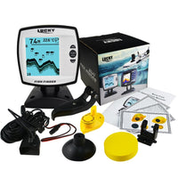ILFF-140N2 LUCKY 2-in-1 Fish Finder 100m (Wired) / 45m (Wireless) Depth Sounder Sensor Transducer Fishfinder Fishing Detector Monitor - Instrulife