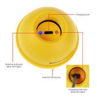 ILFF-335 Fish Finder Wireless Sonar Sensor 125kHz Frequency 45 Meters / 147 Feet Depth Alarm Function and Large LCD Display - Instrulife