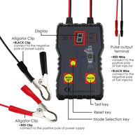 ILIT-381 Professional Fuel Injector Tester DIY Diagnosis Tool Kit Automotive Gasoline Injector Tester for Identifying Stuck, Leaking, and Burnt-Out Injectors, with 4 Pulse Modes Diagnostic Tool - Instrulife