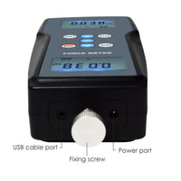 ILFM-207 Digital Force Meter Gauge Pull & Push Magnitude Test Tester Newtonmeter Newton N / kg / lb / g Measurement, for Manufacturing, Electronics, Building Hardware, Textile, Auto Parts - Instrulife