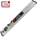 ILAF-17 Digital Angle Finder Level 360° Spirit Level Upright Inclinometer with Magnets Protractor Ruler - Instrulife