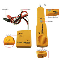 ILCT-1026 Telephone Line Cable Tracker Wire Tracer Tester Sender and Reciever Kit Tone Continuity - Instrulife