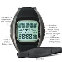 ILHR-734 Heart Rate Monitor Wireless Chest Strap Watch Fitness Belt Sport - Instrulife