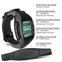 ILHR-734 Heart Rate Monitor Wireless Chest Strap Watch Fitness Belt Sport - Instrulife