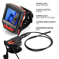 ILIC-795 Watch Type Wearable Borescope endoscope Video inspection camera 8.5mm dia. + 1M Cable - Instrulife