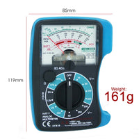 ILAM-1018 Analog 5 Scales Multimeter DC AC Voltage DC Current OHM Decibel Resistance Pocket Size - Instrulife