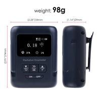 ILRM-330 Radiation Dosimeter Nuclear Medical Beta Gamma X Ray Detector Tester Metal Nuclear Geiger Counter with Alarm - Instrulife