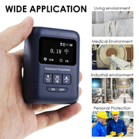 ILRM-330 Radiation Dosimeter Nuclear Medical Beta Gamma X Ray Detector Tester Metal Nuclear Geiger Counter with Alarm - Instrulife