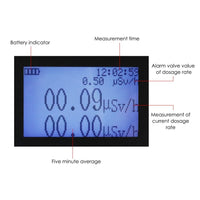 ILRM-332 Digital Nuclear Radiation Detector Dosimeter Geiger Counter Dose Device Monitor Portable with Dosage Rate Alarm - Instrulife