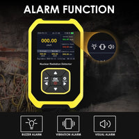 ILRM-391 Geiger Counter Nuclear Radiation Detector Handheld Dosimeter Beta Gamma X-ray Rechargeable Radioactive Monitor Tester Switchable 5 Dosage Units for Outdoor Industry Research and Personal Home Usage - Instrulife