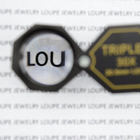 ILJL-253 30x Jeweler 20.5mm Gem Loupe Magnifiers Jewelry Triplet Lens Optical Glass Magnification For Professionals Hobbyists Stamp & Coin Mechanics Machinists - Instrulife