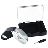 ILJL-782 10X Jeweler Loupe Magnifier + LED light, 18mm lens - Instrulife