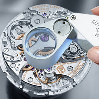 ILJL-783XX Mini 20x Magnifying Optical Glass LED Light Jeweler Loupe - Instrulife