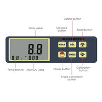 ILGM-247 Gloss Surface Reflection 0.1-200 GU Tester Meter 20° 45° 75° Rehargeable Reflectometer Triple Angles Degree Glossmeter for Ceramics Films Textiles Anodised Aluminium Paper Printed Material - Instrulife