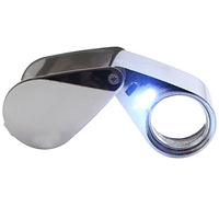 ILJL-785XX Portable 30x Magnifying Optical Glass LED Light Jeweler Loupe - Instrulife