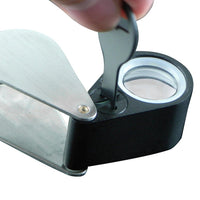 ILJL-18 Mini 10X Jeweler Loupe Magnifier + LED & UV light, 21mm lens - Instrulife