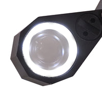 ILJL-783 20X Magnification 21mm l Lens Jeweler Loupe Magnifier + 6 LED light - Instrulife