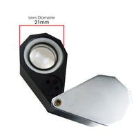 ILJL-785 30X Jeweler Loupe Magnifier + 6 LED light , 21mm lens - Instrulife