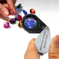 ILJL-785 30X Jeweler Loupe Magnifier + 6 LED light , 21mm lens - Instrulife