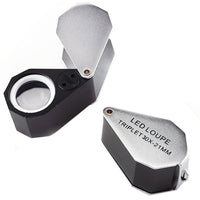 ILJL-785 30X Jeweler Loupe Magnifier + 6 LED light , 21mm lens - Instrulife