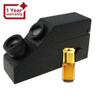 ILGR-827 0.01 nD Scale Division Gem Refractometer w/ Built-in LED Light + RI Oil - Instrulife
