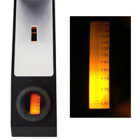 ILGR-827 0.01 nD Scale Division Gem Refractometer w/ Built-in LED Light + RI Oil - Instrulife