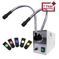 ILFI-737_Filter Gooseneck Fiber Optic Microscope Illuminator + Color Filters - Instrulife
