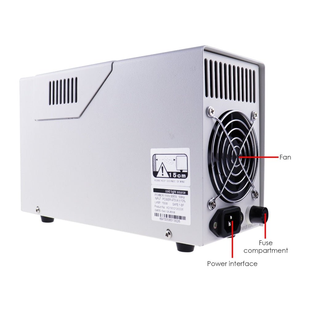 ILFI-737_Filter Gooseneck Fiber Optic Microscope Illuminator + Color Filters - Instrulife