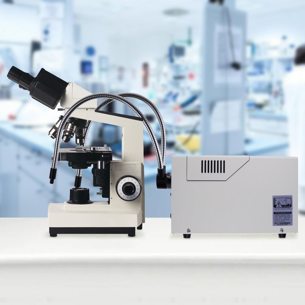 ILFI-737_Filter Gooseneck Fiber Optic Microscope Illuminator + Color Filters - Instrulife