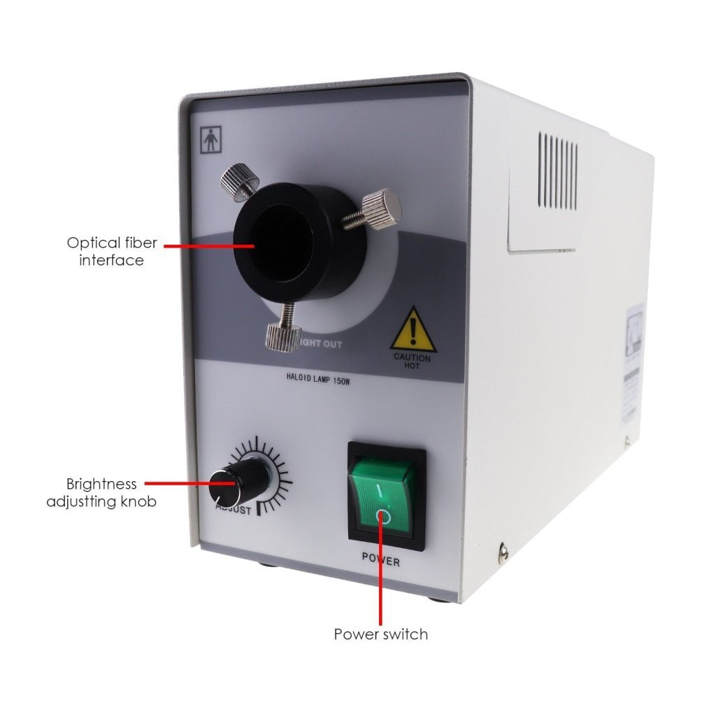 ILFI-737_Filter Gooseneck Fiber Optic Microscope Illuminator + Color Filters - Instrulife
