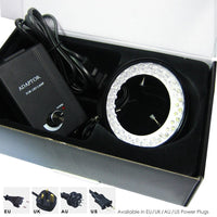 ILMI-738 48 LED Camera Microscope Ring Light (White Bulbs, 74mm max dia) - Instrulife
