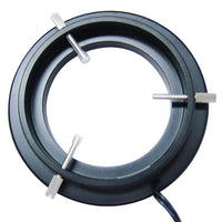 ILMI-738 48 LED Camera Microscope Ring Light (White Bulbs, 74mm max dia) - Instrulife