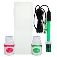 ILWQ-775 Single Cylinder pH Electrode + Long Cable + BNC Type Plug + 2 Buffer Solutions - Instrulife