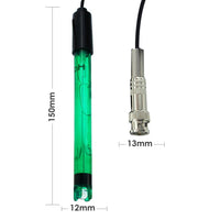 ILWQ-775 Single Cylinder pH Electrode + Long Cable + BNC Type Plug + 2 Buffer Solutions - Instrulife