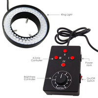 ILMI-822 Ring Light 62mm 72 LED Microscope Camera Illuminator Flash Lens - Instrulife