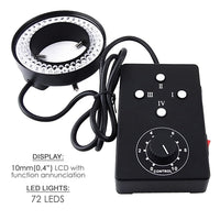 ILMI-822 Ring Light 62mm 72 LED Microscope Camera Illuminator Flash Lens - Instrulife