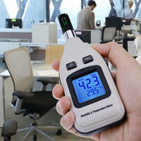 ILTH-238 Handheld Digital Humidity & Temperature Meter 0~100% RH/ -30~70°C (-22~158°F) LCD Display Backlight Moisture Thermo Hygrometer Thermometer Small Tester Gauge for Home Kitchen Indoor Outdoor - Instrulife