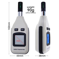 ILTH-238 Handheld Digital Humidity & Temperature Meter 0~100% RH/ -30~70°C (-22~158°F) LCD Display Backlight Moisture Thermo Hygrometer Thermometer Small Tester Gauge for Home Kitchen Indoor Outdoor - Instrulife