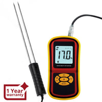 ILMM-814 Portable Digital Grain Moisture Meter, Compact High Quality Rice Corn Wheat Tester Analyzer- Range 5~30%, Temperature Humidity Measure - Instrulife