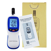 ILTH-794 Digital Humidity & Temperature Meter Hygrometer Psychrometer, Dew point and Wet-bulb Temperature range -20~70°C, Humidity range 0~100%RH, Min/Max Hold, LCD Backlight - Instrulife