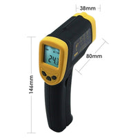 ILTH-736 Digital Industrial Infrared Thermometer, -32~400°C (-26~752°F) 12:1 Laser IR Gun Non-contact Measurement, Portable Instant Measure - Instrulife
