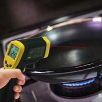 ILTH-736 Digital Industrial Infrared Thermometer, -32~400°C (-26~752°F) 12:1 Laser IR Gun Non-contact Measurement, Portable Instant Measure - Instrulife