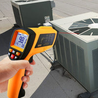 ILTH-803A 50:1 Non-contract IR Infrared Laser Thermometer -30~1150°C/ -22~2102°F 0.1~1EM Pyrometer, Digital Professional Instant Read Hand Held Laser IR Temp Meter for Cooking/ Automotive/ Industrial/ Lab - Instrulife