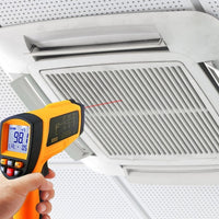 ILTH-803A 50:1 Non-contract IR Infrared Laser Thermometer -30~1150°C/ -22~2102°F 0.1~1EM Pyrometer, Digital Professional Instant Read Hand Held Laser IR Temp Meter for Cooking/ Automotive/ Industrial/ Lab - Instrulife
