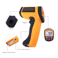 IILTH-805 Digital 50:1 IR Laser Thermometer 0.1~1 EM Pyrometer 2462 °F - Instrulife